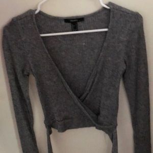 Tyed cropped long sleeves